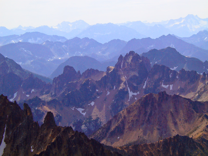 The North Cascades From The Summit Of Silver Star Mountain
